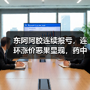 东阿阿胶连续报亏，连环涨价恶果显现，药中茅台究竟还能走多远？（图1）
