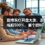 爱博医疗开盘大涨,涨幅超500%,首个眼科医疗器械企业登陆科创板(图3) 爱博医疗开盘大涨,涨幅超500%,首个眼科医疗器械企业登陆科创板(图3)