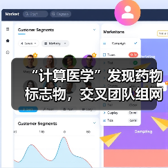“计算医学”发现药物标志物，交叉团队组网药物 “北斗系统”（图1）