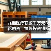 九诺医疗获数千万元B轮融资,祥峰投资独家领投(图3) 九诺医疗获数千万元B轮融资,祥峰投资独家领投(图3)