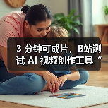 3 分钟可成片,B站测试 AI 视频创作工具“花生 AI”(图3) 3 分钟可成片,B站测试 AI 视频创作工具“花生 AI”(图3)