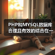 PHP和MYSQL数据库合理且有效的结合在一起（图3）