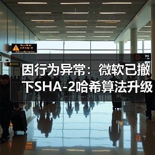 因行为异常：微软已撤下SHA-2哈希算法升级补丁 并附带移除教程（图3）