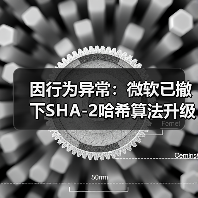 因行为异常：微软已撤下SHA-2哈希算法升级补丁 并附带移除教程（图1）