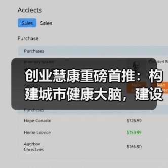 创业慧康重磅首推:构建城市健康大脑,建设未来社区(图1) 创业慧康重磅首推:构建城市健康大脑,建设未来社区(图1)