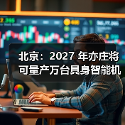 北京:2027 年亦庄将可量产万台具身智能机器人(图1) 北京:2027 年亦庄将可量产万台具身智能机器人(图1)