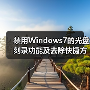 禁用Windows7的光盘刻录功能及去除快捷方式箭头（图4）
