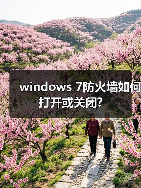 windows 7防火墙如何打开或关闭?(图1) windows 7防火墙如何打开或关闭?(图1)