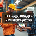 ECG远程心电监测Cat 1无线联网的解决方案（图1）