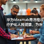 华为IdeaHub用远程诊疗护佑人民健康,为医生减负(图1) 华为IdeaHub用远程诊疗护佑人民健康,为医生减负(图1)