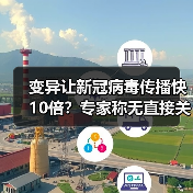 变异让新冠病毒传播快10倍？专家称无直接关系（图2）
