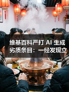 维基百科严打 AI 生成劣质条目：一经发现立马删除（图4）