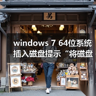 windows 7 64位系统插入磁盘提示“将磁盘插入驱动器”的解决方法(图1) windows 7 64位系统插入磁盘提示“将磁盘插入驱动器”的解决方法(图1)