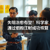 失明治愈有望！科学家通过细胞注射成功恢复失明小鼠视力（图1）