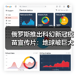 俄罗斯推出科幻新冠疫苗宣传片：地球被巨大新冠病毒吞噬（图1）