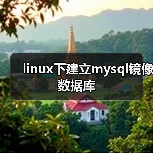 linux下建立mysql镜像数据库(图2) linux下建立mysql镜像数据库(图2)