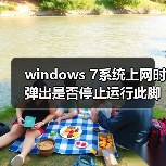 windows 7系统上网时弹出是否停止运行此脚本的提示该如何解决（图4）