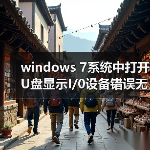 windows 7系统中打开U盘显示I/0设备错误无法进行此项请求（图3）