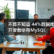 不算不知道 44%数据库开发者使用MySQL(图4) 不算不知道 44%数据库开发者使用MySQL(图4)