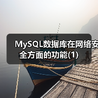 MySQL数据库在网络安全方面的功能(1)（图1）