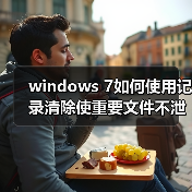 windows 7如何使用记录清除使重要文件不泄密(图4) windows 7如何使用记录清除使重要文件不泄密(图4)