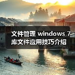 文件管理 windows 7库文件应用技巧介绍（图1）