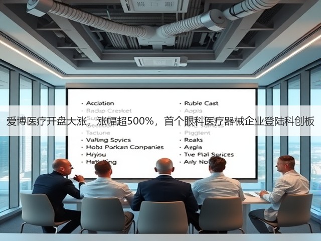 爱博医疗开盘大涨,涨幅超500%,首个眼科医疗器械企业登陆科创板(图3) 爱博医疗开盘大涨,涨幅超500%,首个眼科医疗器械企业登陆科创板(图3)