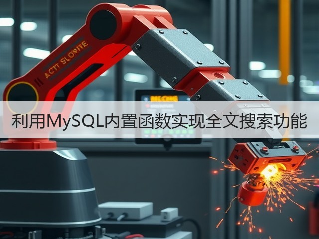 利用MySQL内置函数实现全文搜索功能(图2)