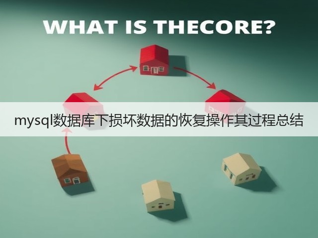 mysql数据库下损坏数据的恢复操作其过程总结(图3)