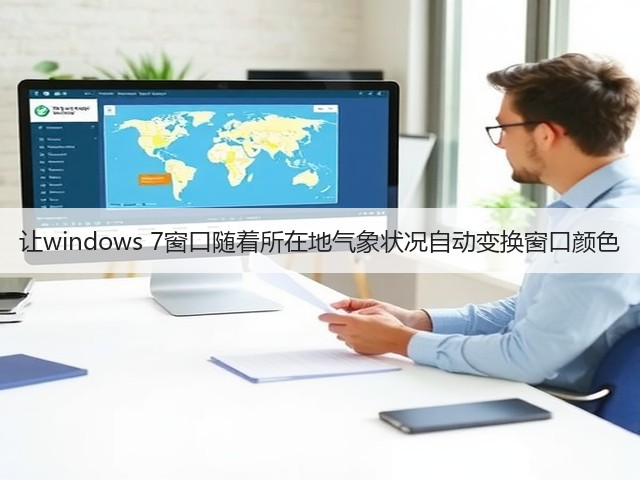 让windows 7窗口随着所在地气象状况自动变换窗口颜色(图3)