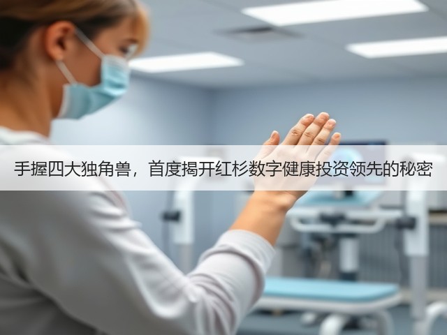 手握四大独角兽，首度揭开红杉数字健康投资领先的秘密(图3)