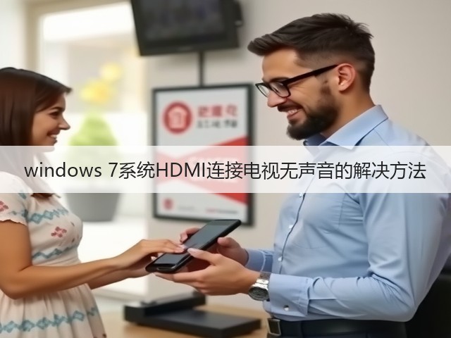 windows 7系统HDMI连接电视无声音的解决方法(图2)