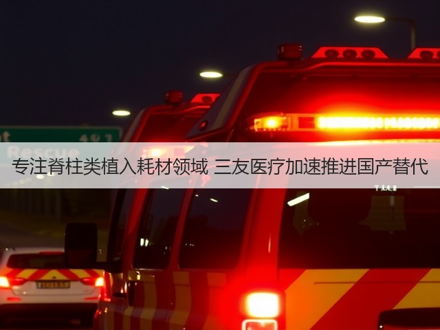 专注脊柱类植入耗材领域 三友医疗加速推进国产替代(图3)