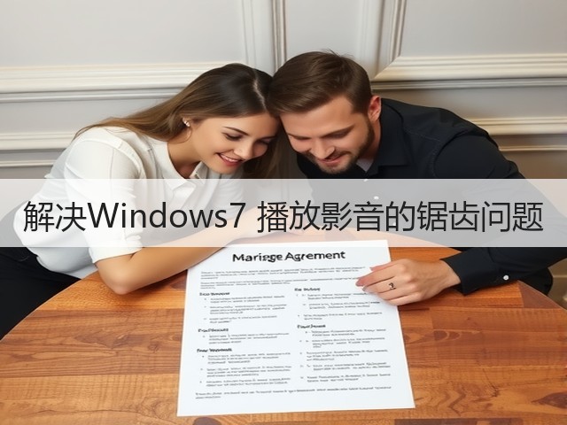 解决Windows7 播放影音的锯齿问题(图3) 解决Windows7 播放影音的锯齿问题(图3)