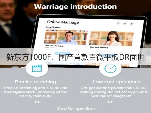 新东方1000F：国产首款百微平板DR面世(图1)