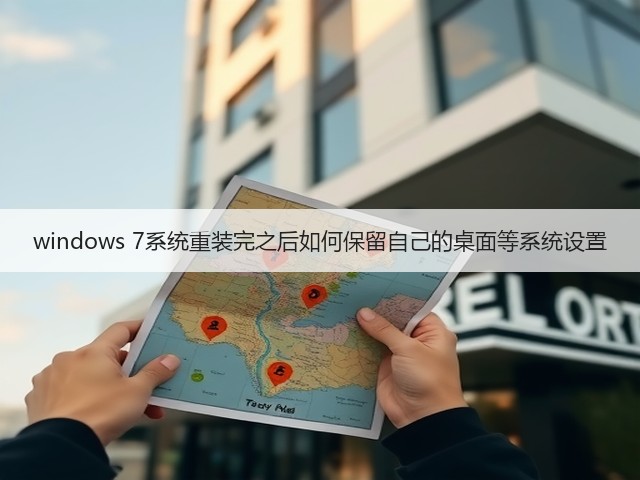 windows 7系统重装完之后如何保留自己的桌面等系统设置(图2) windows 7系统重装完之后如何保留自己的桌面等系统设置(图2)