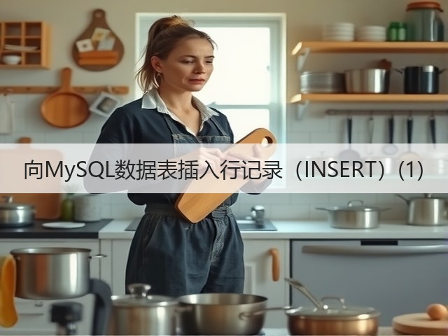 向MySQL数据表插入行记录（INSERT）(1)(图1)