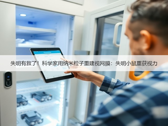 失明有救了！科学家用纳米粒子重建视网膜：失明小鼠重获视力(图1)