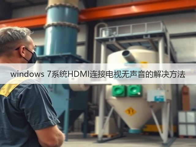 windows 7系统HDMI连接电视无声音的解决方法(图1)