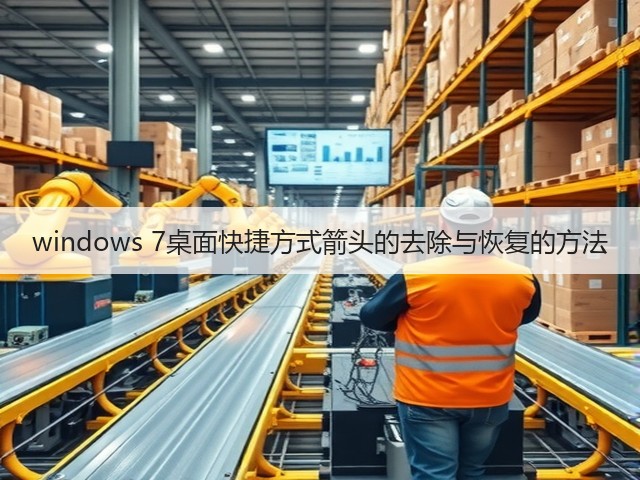 windows 7桌面快捷方式箭头的去除与恢复的方法(图1)