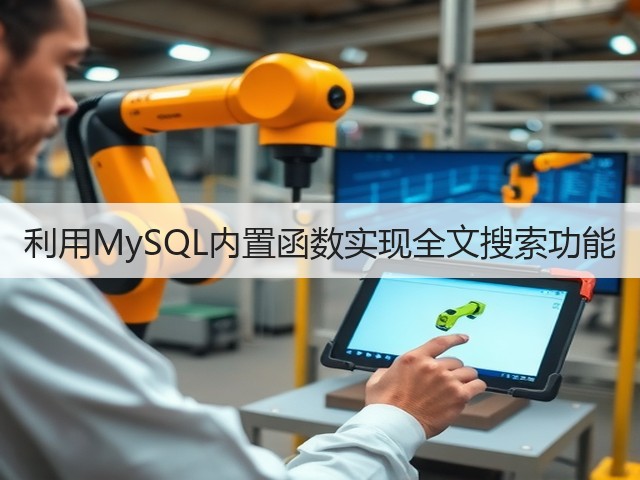 利用MySQL内置函数实现全文搜索功能(图3)