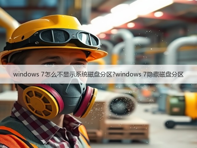 windows 7怎么不显示系统磁盘分区?windows 7隐藏磁盘分区(图3)