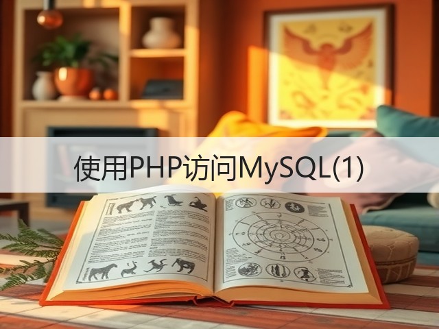 使用PHP访问MySQL(1)(图1)