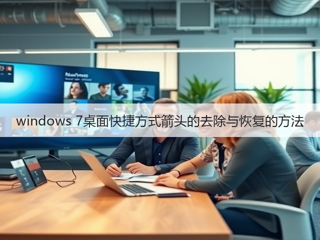 windows 7桌面快捷方式箭头的去除与恢复的方法(图3)