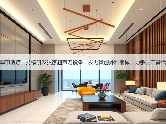 厚凯医疗：持续研发独家超声刀设备，发力微创外科器械，力争国产替代(图1)
