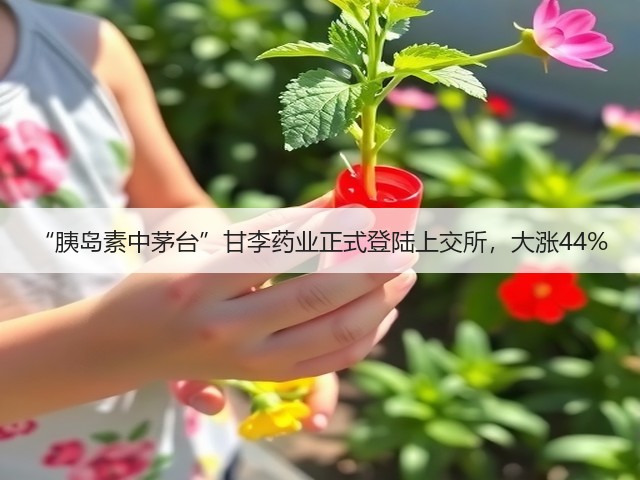 “胰岛素中茅台”甘李药业正式登陆上交所,大涨44%(图1) “胰岛素中茅台”甘李药业正式登陆上交所,大涨44%(图1)