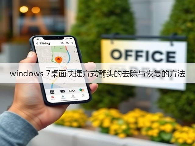windows 7桌面快捷方式箭头的去除与恢复的方法(图2)