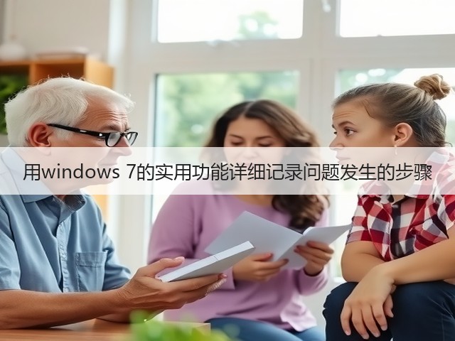 用windows 7的实用功能详细记录问题发生的步骤(图2)