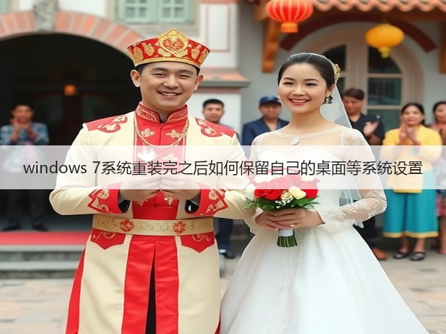 windows 7系统重装完之后如何保留自己的桌面等系统设置(图3) windows 7系统重装完之后如何保留自己的桌面等系统设置(图3)