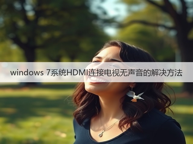 windows 7系统HDMI连接电视无声音的解决方法(图3)